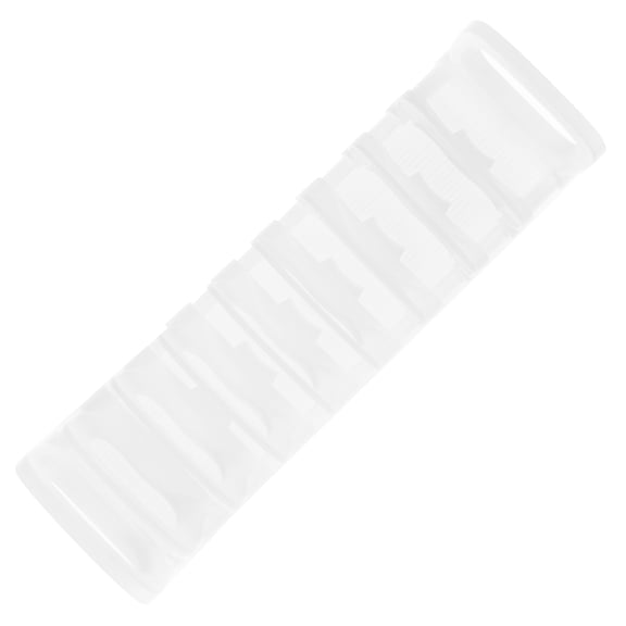 KHBUAB Kitchen Drain Rack Drain Bowl Rack White Plastic 1Pcs