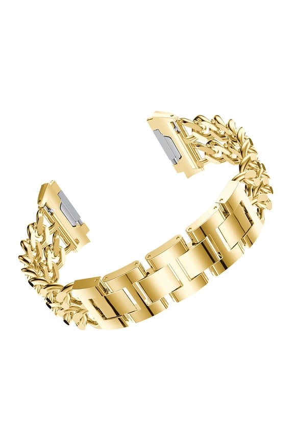 WHAMVOX Strap Double Row Cowboy Chain 19.00X3.20X1.00CM Golden