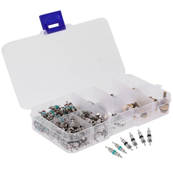 WHAMVOX Stripped Automotive AC Valve Core Set for Car Use 134a Systems Compatible Assorted Color