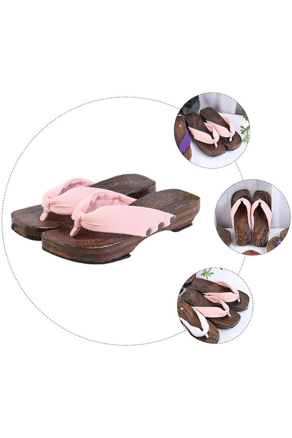 Stylish Pink Cloth Clogs for Women with Flat Sole Design and Comfortable Insole, Size Options Available
