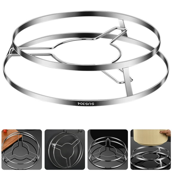 WHAMVOX Support Induction Pot Rack 25.50X22.50X5.80CM Silver