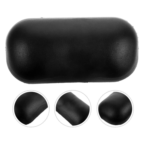 YSNOOWE Ergonomic Mouse Wrist Rest Support Cushion in Black Silicone for Office and Travel Comfort