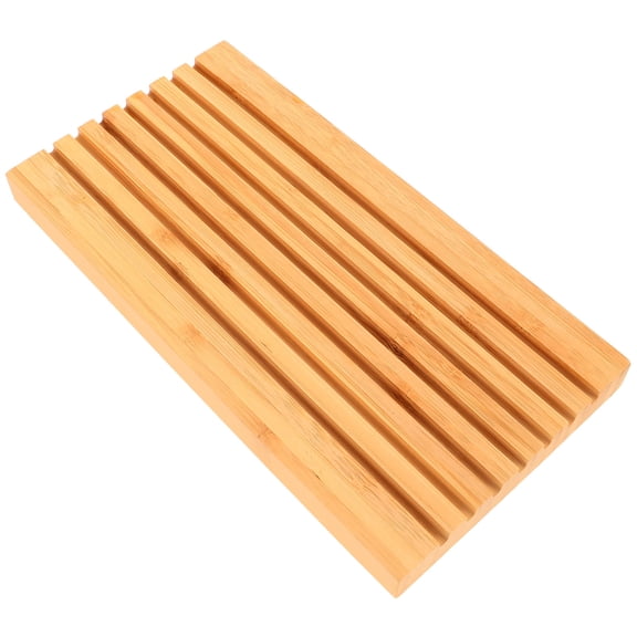 WHAMVOX Sashimi Bamboo Serving Plate Khaki 1Set 9.8x5.1x1.5in