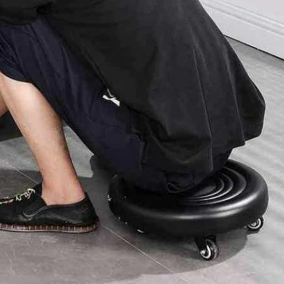 HOOWIFFY Silent Rotating Foot Stool with Strong Load Capacity, Outdoor and Indoor Use, Comfortable and Stable