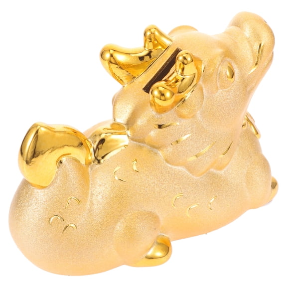 WHAMVOX Tabletop Piggy Bank Decorative Saving Jar Zodiac Dragon Saving Jar Household Dragon Piggy Bank