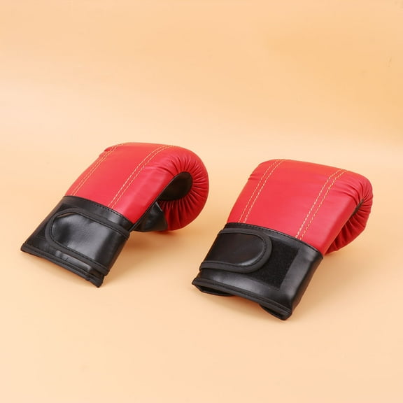 WHAMVOX Taekwondo Sparring Gear Half Finger Boxing Gloves Child Red