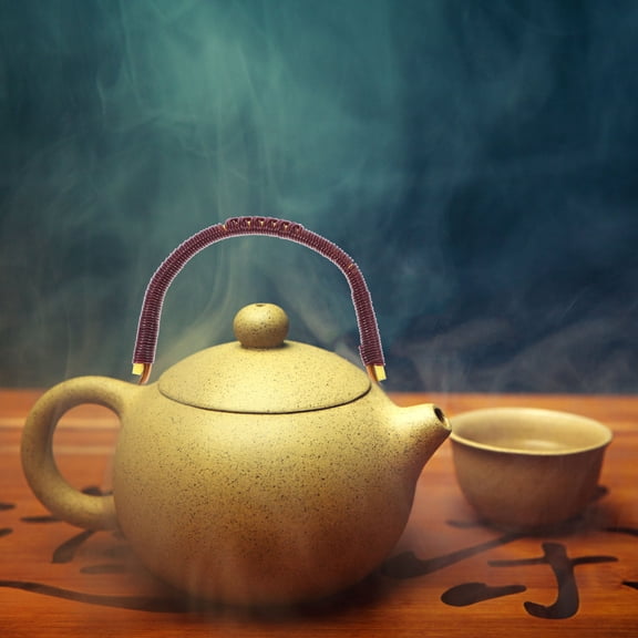 WHAMVOX Teapot Handle Kettle Handle Replacement Ceramic Teapot Grip Handle Rustic Tea Pot Handle