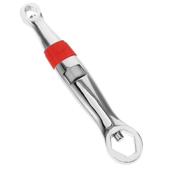 WHAMVOX  Telescopic Wrench Extender Adjustable Multifunctional Silver