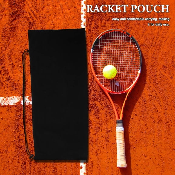 WHAMVOX Tennis Racket Shoulder Bag Portable Badminton Racket Cover Outdoor Sports Carrying Pouch Badminton Racquet Container For Sports