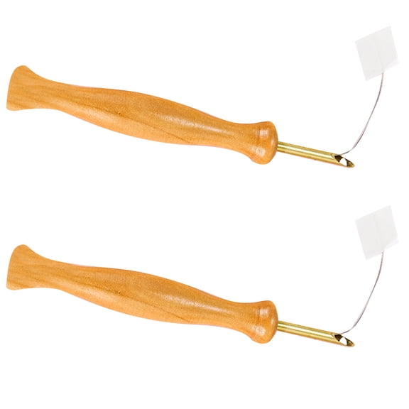 DECORNIJIA Sewing Accessories Knitting Embroidery Pen Wood 4Pcs For Handicraft Projects