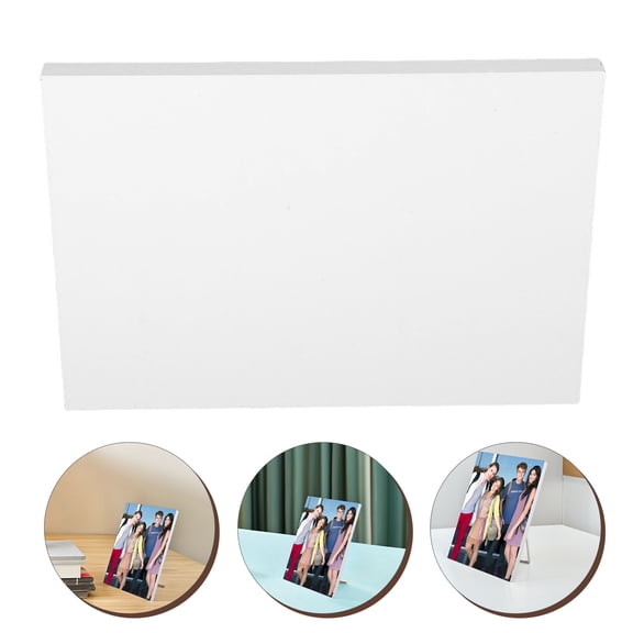 WHAMVOX Thick Sublimation Blank Photo Frame With 6 Holes Diy Wall Mounted Decorative Board For Keys And Clothes Heat Transfer Technology For Home