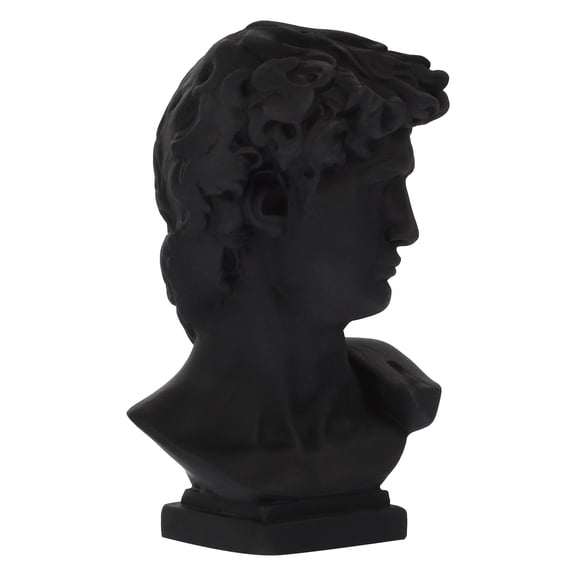 ROMANSENTIAL cate Resin David Figurine in Black for Sophisticated Home and Office Display