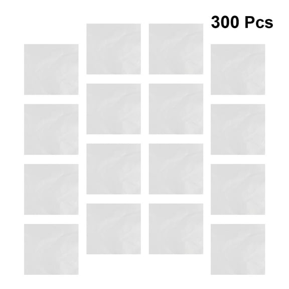 WHAMVOX Tinfoil Wraps for Food Wrapping Made of Premium Aluminum Film Paper Silver 300PCS