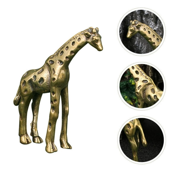 WHAMVOX  Tiny Giraffes Ornaments Delicate Figurine Sculpture