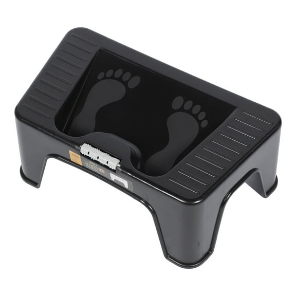 WHAMVOX Toilet Foot Rest Stool Step Footstool Children Potty Office Black