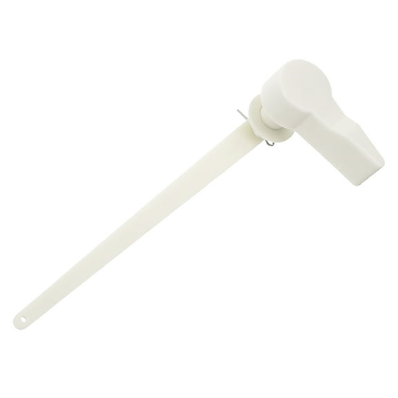 YSNOOWE Front Mount Toilet Flush Handle White Plastic 1Set 7.7x2.8in