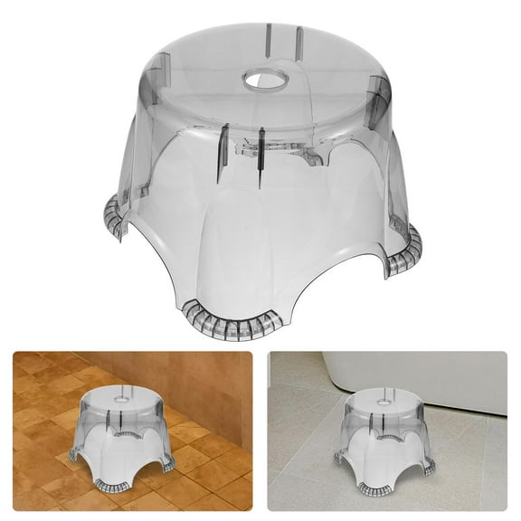 WHAMVOX Toilet Shower Stool Acrylic Stool Foot Changing Stool Footstool Anti-skid Step Stool