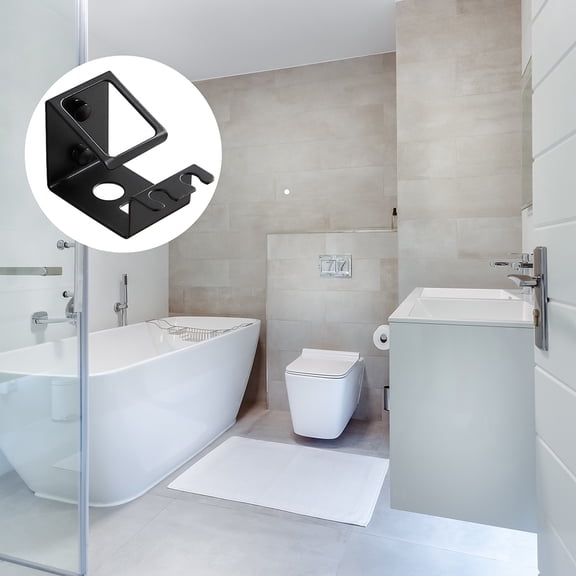 HEANUJJ Toothbrush Rack Black 304 Stainless Steel 1Pack