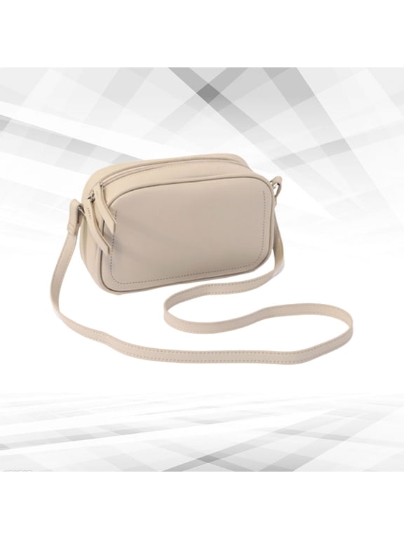 Bag Small Square Handbag for Women with Simple Stone Pattern, Beige, 21 x 13 CM Stylish and Lightweight