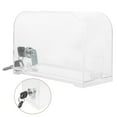 thumbnail image 1 of WHAMVOX Transparent Acrylic Business Card Holder Box MultiFunction Card Storage for Daily Use, 1 of 8