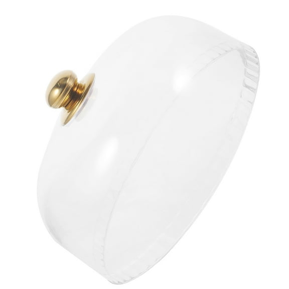 WHAMVOX Transparent Acrylic Food Dome for Protection Use, DustFree Cake and Dessert Cover, 10 Inch