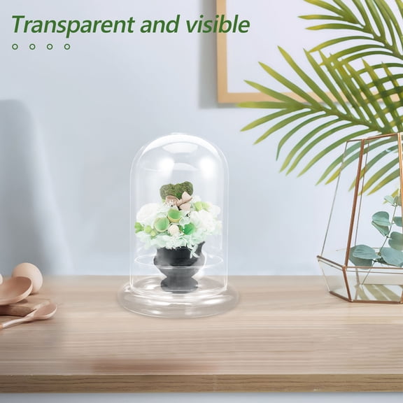 WHAMVOX Transparent Glass Vase Terrarium Jar for DIY Micro Landscape Clear Glass Flower Vase Small Fish Tank Tabletop Aquarium Tank