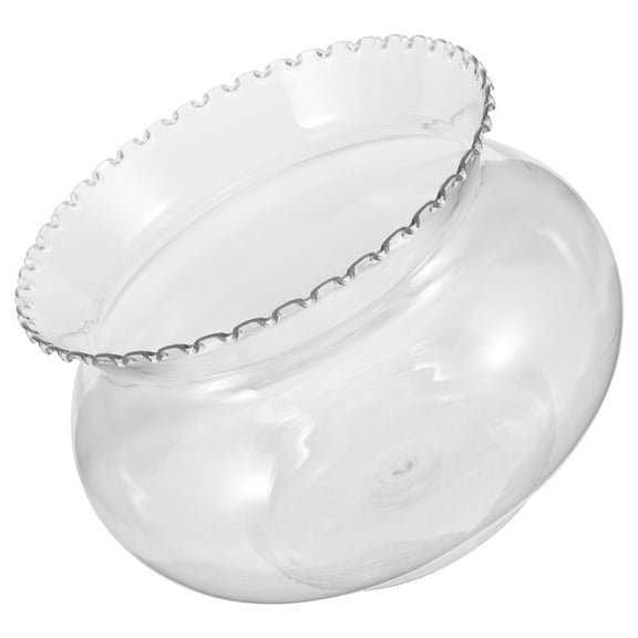 WHAMVOX Transparent Plastic Desktop Fish Tank for Storage Beautiful Betta or Goldfish Aquarium 1.5 Gallon