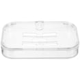 thumbnail image 1 of WHAMVOX Transparent Plastic Soap Draining Dish for Bathroom and Kitchen Storage DualLayer Design 1pc, 1 of 8