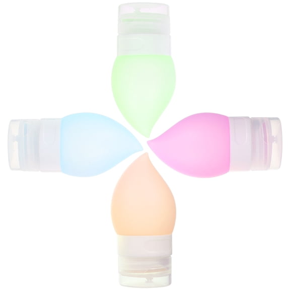 HOOWIFFY Lotion Dispenser Bottle Hand Cream Containers Polypropylene 4pcs