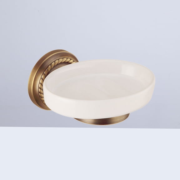ROMANSENTIAL Ceramic Soap Dish Multi Elegant Contemporary Design Corrosion-Resistant Tray
