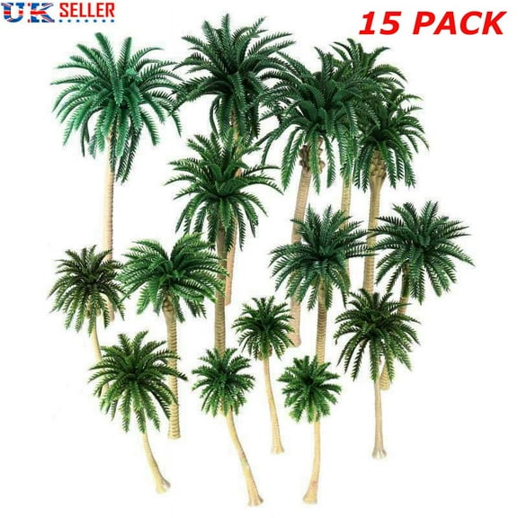 WHAMVOX Trees Miniature Palm Figurine Sandbox Model Scenery Landscape