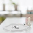 thumbnail image 1 of SEWCHICS Decorative Jewelry Plate Trinket Dish White Ceramic 1Set For Display Rack, 1 of 8