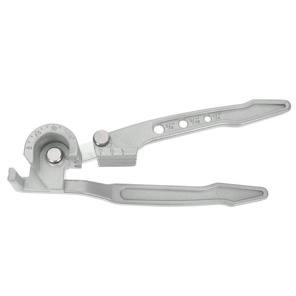 WHAMVOX Tube Bending Tool Handheld Tube Bender Steel Bender 27.2X7X6CM Silver