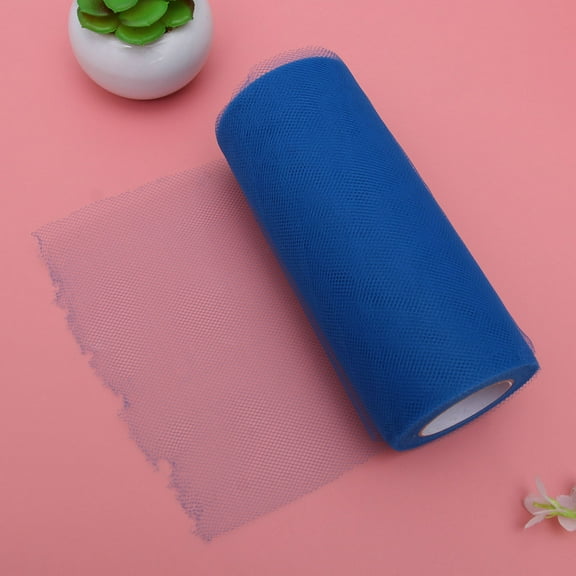 DECORNIJIA Banquet Tulle Craft Tutu Decoration Dark Blue 1Pcs