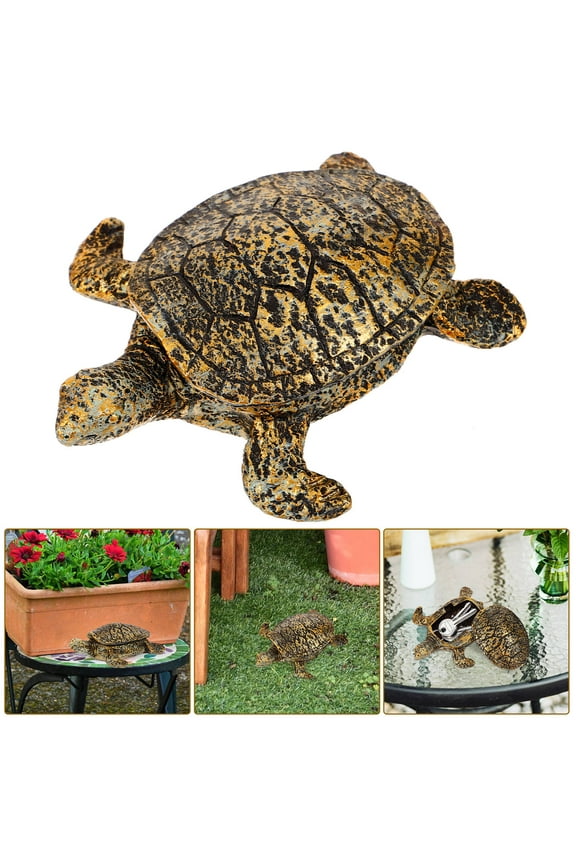 Turtle Key Hider Spare Key Holder Garden Decoration Turtle Key Hiding Box