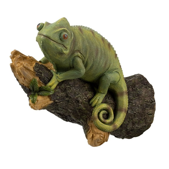 WHAMVOX Turtle Lawn Statue for Decor Resin Green Adorable Animal Ornament 1Pc