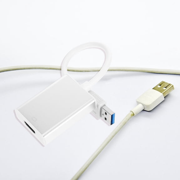 WHAMVOX USB 3.0 to Video Cable Adapter Converter for PC Laptop HDTV TV