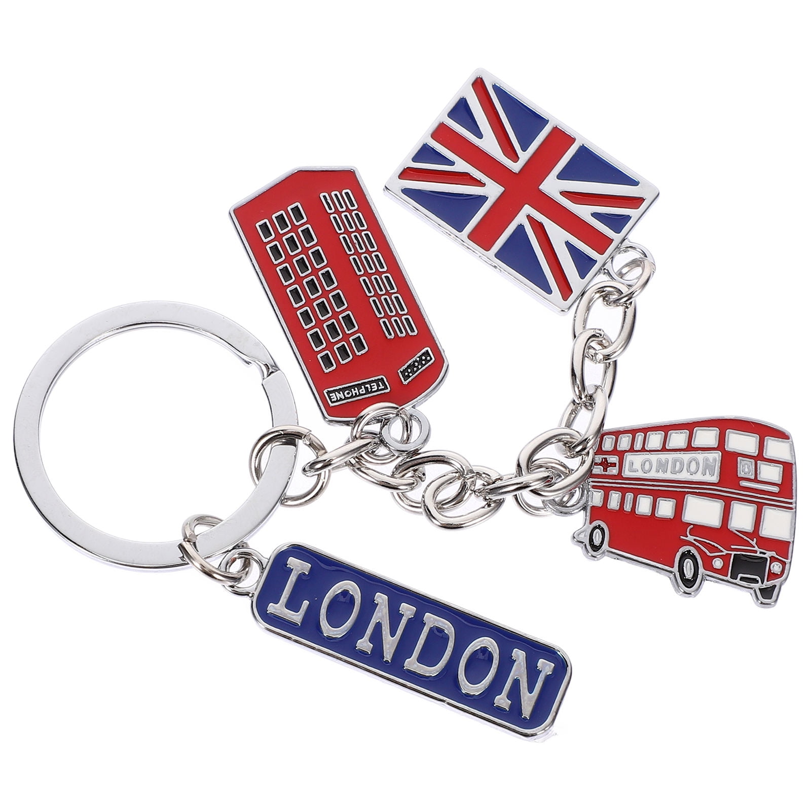 WHAMVOX Uk Flag Keychain British Keyring Great Britain Souvenirs Miss ...