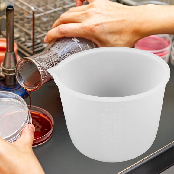 WHAMVOX Unique 1000ml Silicone Measuring Cup For Epoxy Resin Diy Projects 1000ml Silicone Casting Cup Mixing Cups For Epoxy Resin