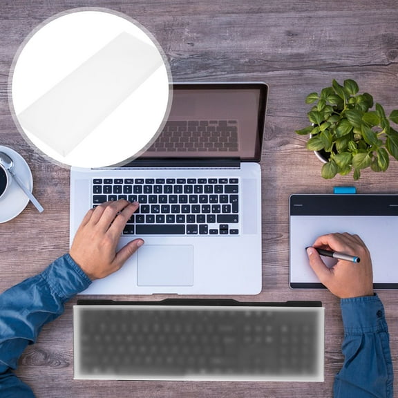 WHAMVOX  Universal Keyboard Skin Protector for Desktop Cover Transparent