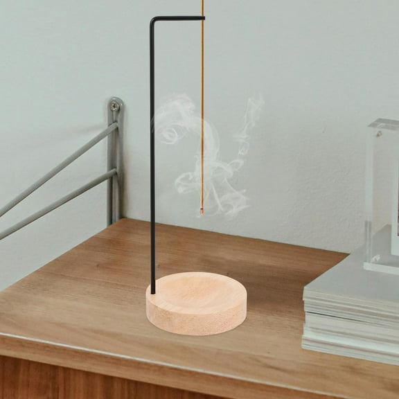 WHAMVOX Upside Down Incense Holder for Sticks Meditation Yoga Incense Holder Wooden Incense Burner for Home Office Decoration and Room Ornament