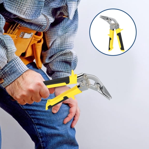 ROMANSENTIAL Sheet Bending Pliers Hand Seamer Steel Assorted Color 1Set