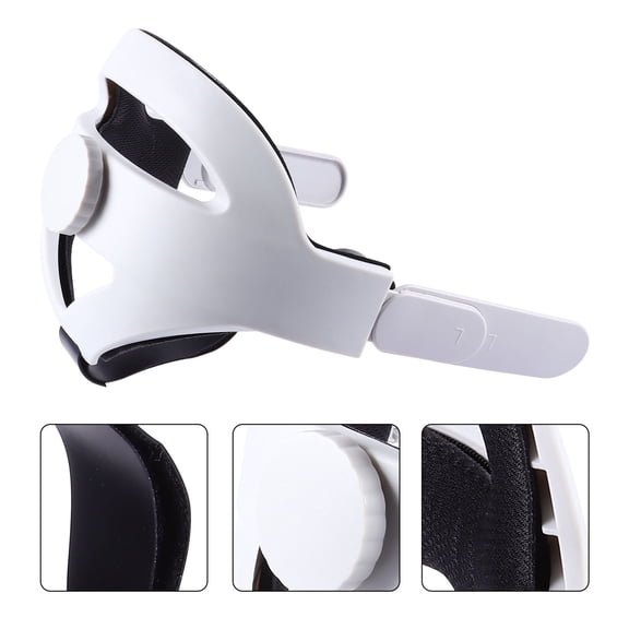 SEWCHICS VR Headset Head Strap Abs White Vr Accessories For Adults 1Pcs 7.1x8.7in