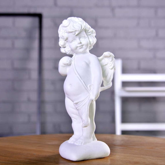 WHAMVOX Valentine Sandstone Ornaments God of Love Statue Office Size 1