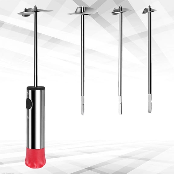 WHAMVOX Vegetable Remover Stainless Steel Drill Hollow Out Veggie Squash Apple Child Red