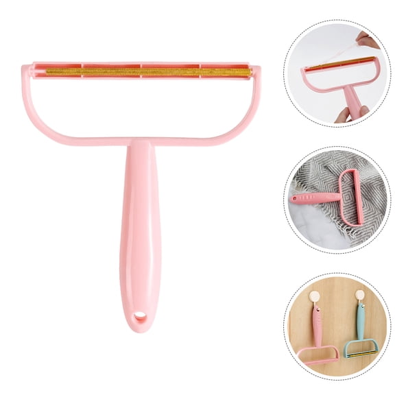 WHAMVOX Velvet Shaver Lint Rollers for Pet Hair Remover Clothes Sweater Pink
