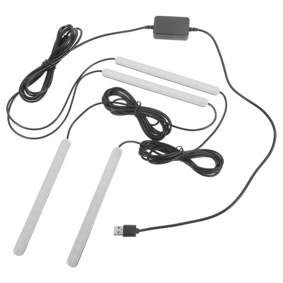 WHAMVOX Vibrant MultiColor LED Interior Car Lights with USB Port Intelligent Sound Control for Car Use Design