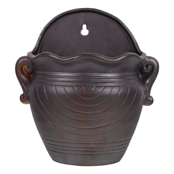 WHAMVOX Vintage Hanging Wall Planter Ceramic Flowerpot Wall Plant Pot Decorative Plants Pot Wall Hanging Planter Small Flower Wall Pot Decor