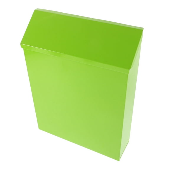 WHAMVOX Vintage Metal Wall Mounted Mailbox with Lock Retro Iron Letter Box for Home Decor Secure Suggestion Box for Office Classroom and Outdoor Use, Cute Mail Holder for Wall