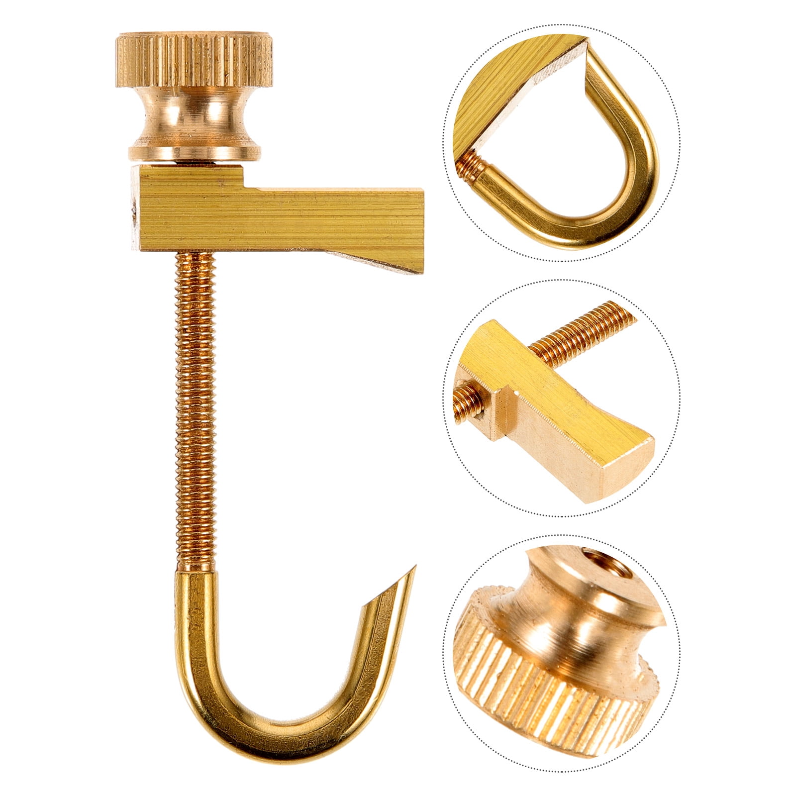 DECORNIJIA Musical Instrument Repair Tool Violin Crack Clamp Brass 1Pcs ...